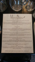 Mission Bistro menu