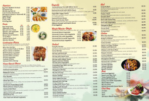 Taste Of China Xpress menu