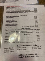 Powder River Stockman's Club menu