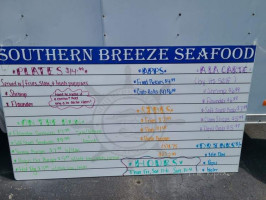 Southern Breeze Seafood menu