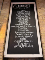 Bennett's Chop Railhouse menu