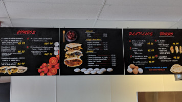 Gorditas Lily menu