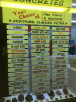 Randy's Frozen Custard menu