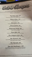 530 Pub Grill menu
