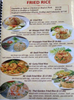 Lawan's Thai Garden menu