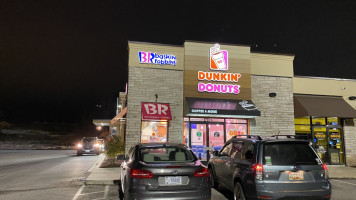 Dunkin' outside