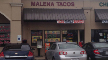 Malena Tacos outside