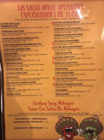 Zalsa's Taco Shop menu