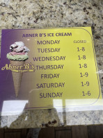 Abner B's Ice Cream food