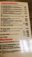 Don Pepe's menu