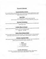 Esposito's Pizza menu