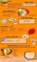 La Sierra Mexican Cantina menu