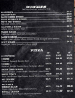 Baier's menu