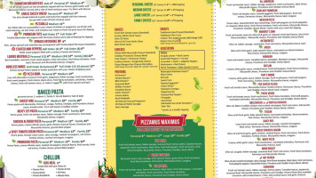 Fresh Picked Pizza menu