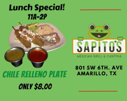 Sapito's Mexican Grill food