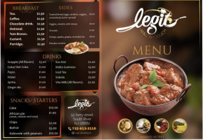 Legit African Touch menu