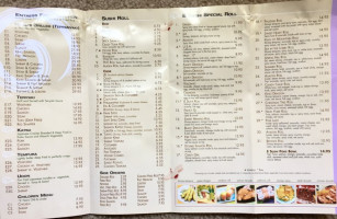 E Sushi Grill menu