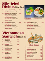 Hanoi Kitchen Vietnamese menu