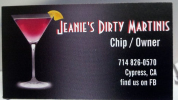 Jeanie's Dirty Martini food