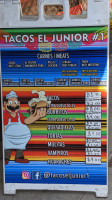 Tacos El Junior #1 menu
