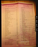 Fuji Steakhouse Japanese menu