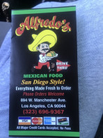 Alfredo's Mexican Food food
