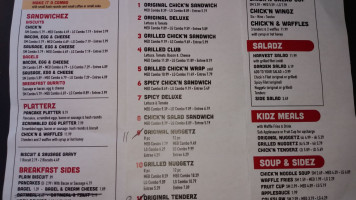 Chick'n Eatz menu