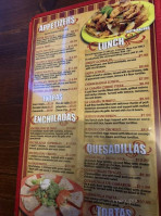 La Cabana Mexican Grill menu