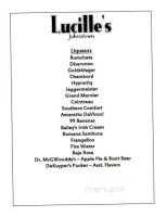 Lucille's menu