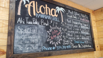 Aloha Hawaiian Grill food