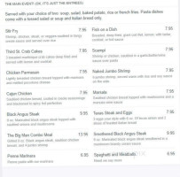 Eau Claire Street Cafe menu