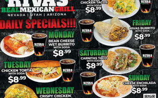 Rivas Real Mexican Grill food