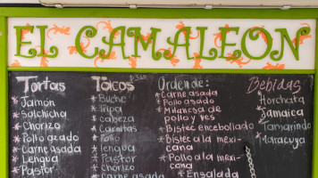 El Camaleon Food Truck menu