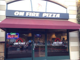 On Fire Pizza food