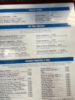 Carolina's Diner menu