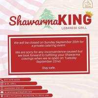 Shawarma King Lebanese Grill food