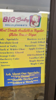 Big Baby Rolls And Donuts menu