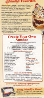 Friendly's menu
