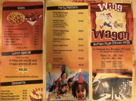 Wing Wagon menu