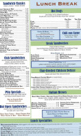 Ashley Diner And Cafe menu