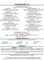 Station Bistro menu