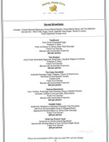 Bandannas Grill menu