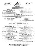 Bigfork Inn menu