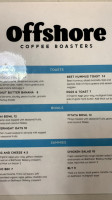 Offshore Coffee Roasters menu