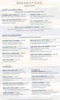 Breadsticks Cafe Grill menu