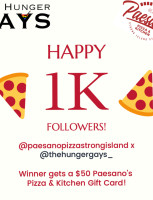 Paesano’s Pizza Kitchen food