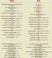 Marshalton Inn menu