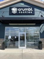 Crumbl Cookies outside