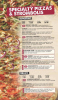 Buck's Pizza menu