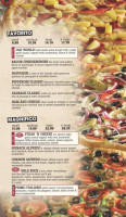 Buck's Pizza menu